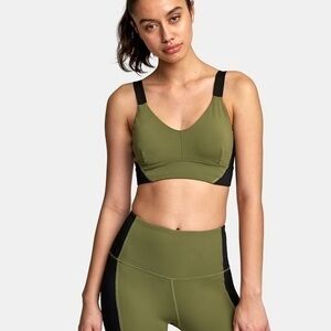 RVCA || NWT VA Ultra Sports Bra {Green & Black}